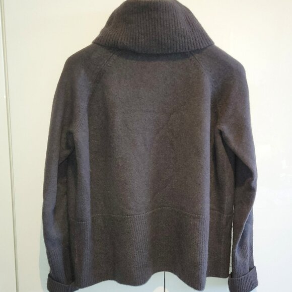 Athleta Wool Cashmere Aspen Turtleneck Sweater Brown XS - Picture 3 of 8